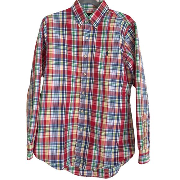 Polo by Ralph Lauren Other - Polo Ralph Lauren Performance Oxford Shirt, Mens S, Red Plaid | NEW $138